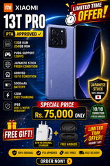 Xiaomi 13T Pro – 12GB RAM / 256GB (PTA Approved – Non-Official)