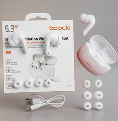 Toocki LY04 Wireless Earbuds – Bluetooth 5.3 with Dual Noise Cancellation