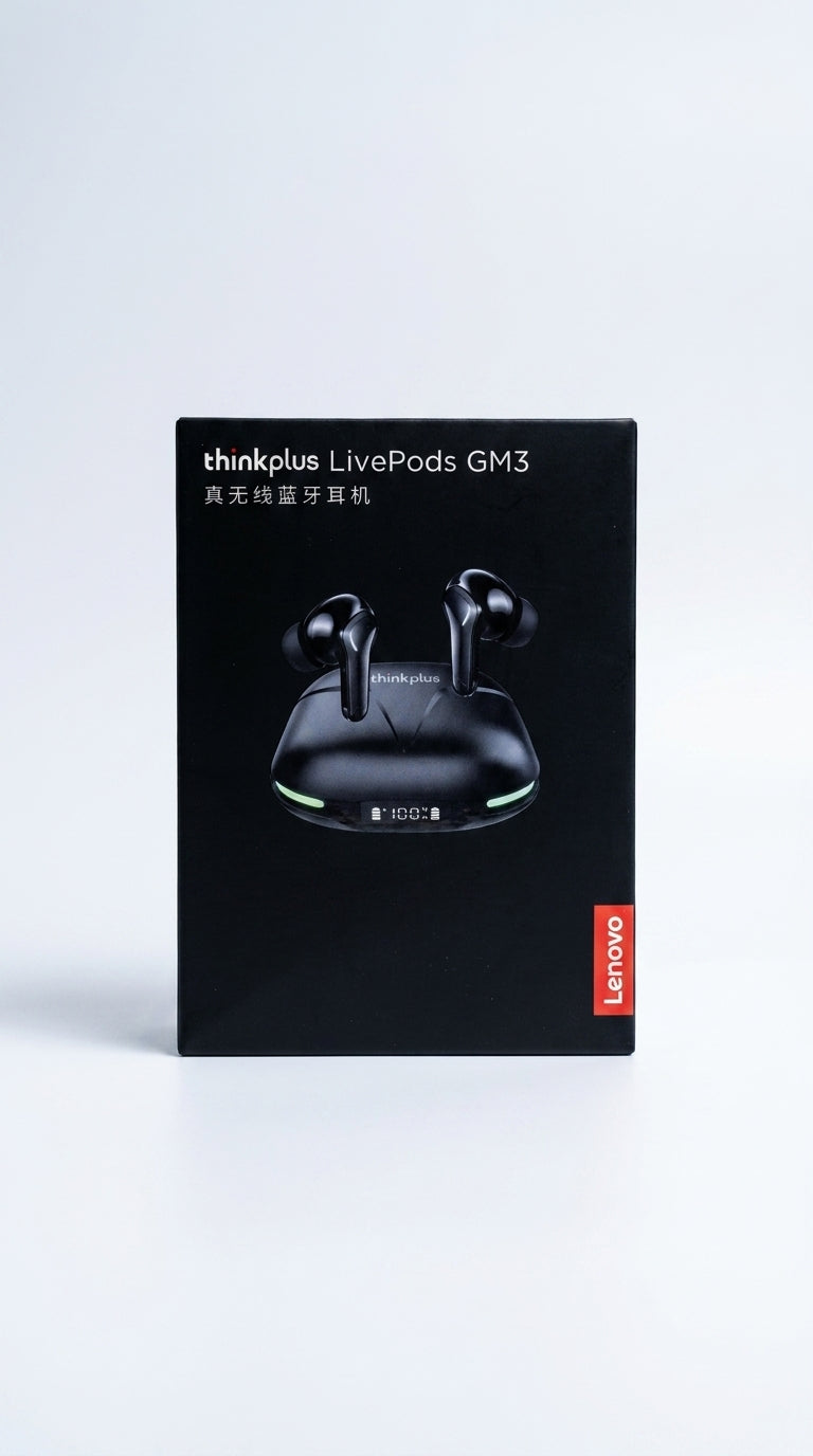 Lenovo Thinkplus LivePods GM3 Gaming Earbuds – Ultra-Low Latency & LED Power Display